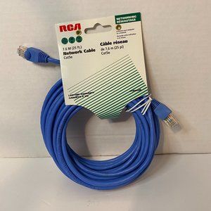 NEW RCA  CAT5E NETWORK CABLE 25 ft